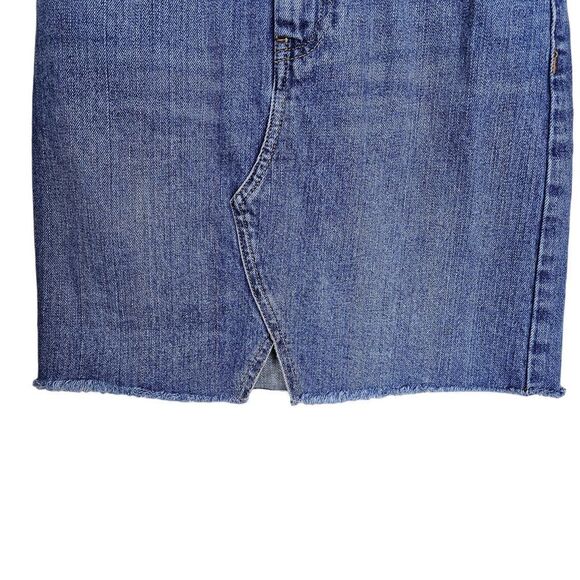 ASOS DESIGN Denim Pelmet Skirt Mid Wash Size 0 - Picture 3 of 5